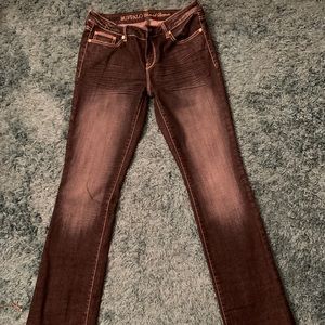 BUFFALO David Bitton Black Vintage Jeans, Size 28, 33”inseam. Stretchy, Bootcut